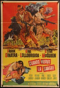 1f377 NEVER SO FEW Argentinean R60s Frank Sinatra & Steve McQueen with guns, Gina Lollobrigida!