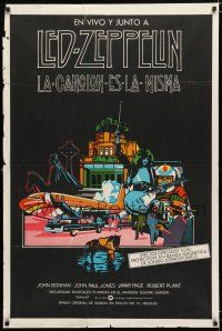 1f401 SONG REMAINS THE SAME Argentinean '76 Led Zeppelin, really cool rock & roll montage art!