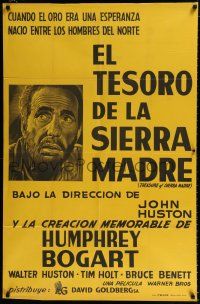 1f415 TREASURE OF THE SIERRA MADRE Argentinean R50s cool different art of Humphrey Bogart, classic!