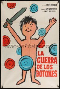 1f422 WAR OF THE BUTTONS Argentinean '62 La Guerre des Boutons, wacky different naked boy art!