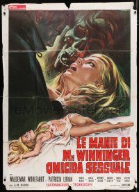 1f494 HORRIBLE SEXY VAMPIRE Italian 1p '71 wild different gruesome art by Renato Casaro!