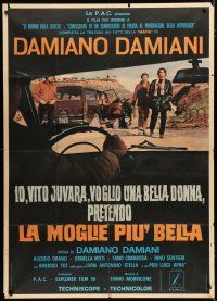 1f530 MOST BEAUTIFUL WIFE Italian 1p '70 Damiano Damiani's La Moglie piu bella, Mafia!