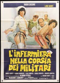 1f535 NURSE IN THE MILITARY MADHOUSE Italian 1p '79 wild Tarantelli art of sexy nurse w/ syringe!