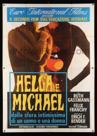 1f080 MICHAEL & HELGA Italian 2p '68 an adventure into the unexplored lands of love, different!