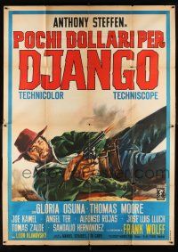 1f101 SOME DOLLARS FOR DJANGO Italian 2p '66 Pochi Dollari per Django, Casaro art of Steffen