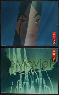 1g872 MULAN 3 LCs '98 Walt Disney Ancient China cartoon, great images!