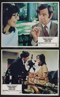 1g328 NEW LEAF 8 LCs '71 Walter Matthau with star & director Elaine May!