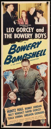 1j477 BOWERY BOMBSHELL insert '46 Bowery Boys Leo Gorcey & Huntz Hall!