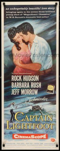 1j487 CAPTAIN LIGHTFOOT insert '55 Rock Hudson, Barbara Rush, filmed entirely in Ireland!