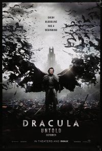 1k217 DRACULA UNTOLD teaser DS 1sh '14 every bloodline has a beginning, vampires!