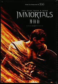 1k369 IMMORTALS teaser DS 1sh '11 Mickey Rourke, Stephen Dorff, the gods need a hero!