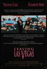 1k423 LEAVING LAS VEGAS DS 1sh '95 Nicolas Cage is drinking himself to death, sexy Elisabeth Shue!