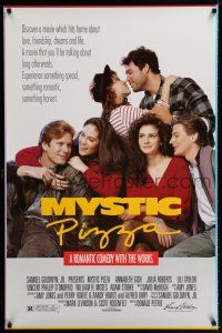 1k510 MYSTIC PIZZA 1sh '88 Annabeth Gish, Julia Roberts, Vincent D'Onofrio & Lili Taylor!