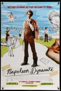 1k513 NAPOLEON DYNAMITE advance DS 1sh '04 Jared Hess, Jon Heder's got nothing to prove!