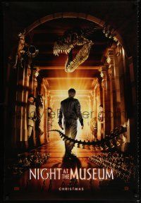 1k525 NIGHT AT THE MUSEUM style A teaser DS 1sh '06 Ben Stiller, Carla Gugino, Robin Williams!