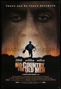 1k528 NO COUNTRY FOR OLD MEN DS 1sh '07 Joel & Ethan Coen, Josh Brolin, Javier Bardem!