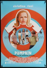 1k589 PUMPKIN DS 1sh '02 Christina Ricci, Hank Harris, Brenda Blethyn, for romantically challenged!