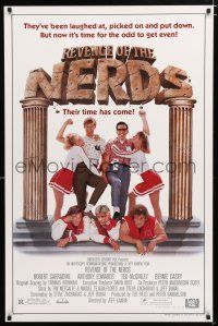 1k617 REVENGE OF THE NERDS 1sh '84 Robert Carradine & Anthony Edwards get even with jocks!