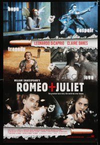 1k634 ROMEO & JULIET style C int'l DS 1sh '96 Leonardo DiCaprio, Claire Danes, Brian Dennehy