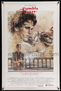 1k641 RUMBLE FISH 1sh '83 Francis Ford Coppola, great art of Matt Dillon by John Solie!