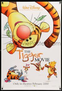 1k767 TIGGER MOVIE advance DS 1sh '00 Winnie the Pooh, Piglet, Roo, Rabbit & Eeyore too!