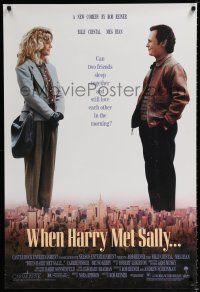 1k826 WHEN HARRY MET SALLY 1sh '89 Rob Reiner classic, Billy Crystal, Meg Ryan!