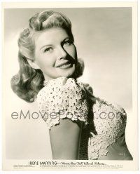 1m487 IRENE MANNING 8x10 key book still '40s beautiful head & shoulders portrait of the blonde star!