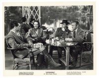 1m687 NOTORIOUS 8x10.25 still '46 Cary Grant at table with Ingrid Bergman & Claude Rains, Hitchcock