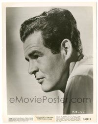 1m698 ON DANGEROUS GROUND 8x10.25 still '51 profile c/u of Robert Ryan, Nicholas Ray's Dark Highway