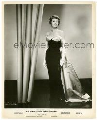 1m705 PAL JOEY 8.25x10 still '57 full-length pretty Rita Hayworth in beautiful evening gown!