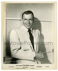 1m706 PAL JOEY 8.25x10 still '57 waist-high smiling close up of Frank Sinatra wearing suit & tie!