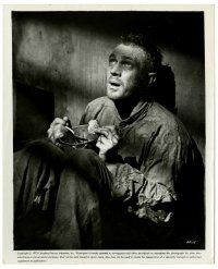 1m708 PAPILLON 8x10 still '73 close up of prisoner Steve McQueen eating in his solitary cell!