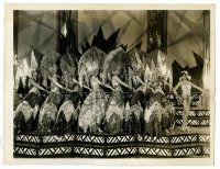 1m710 PARAMOUNT ON PARADE 8x10 key book still '30 showgirls w/ amazing deco costumes, Virginia Bruce