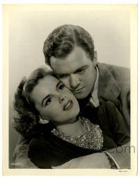 1m727 PRESENTING LILY MARS 8x10.25 still '43 romantic close up of Judy Garland & Van Heflin!