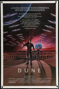 1p256 DUNE 1sh 84 David Lynch sci-fi epic, art of Kyle MacLachlan, world beyond imagination