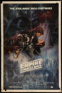 1p265 EMPIRE STRIKES BACK NSS style 1sh '80 classic Gone With The Wind style art by Roger Kastel!