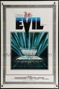 1p276 EVIL 1sh '78 Richard Crenna, Joanna Pettet, Miller horror art!