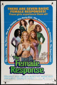 1p290 FEMALE RESPONSE 1sh '72 sexy Jennifer Welles & other sexy babes!