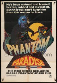 1p662 PHANTOM OF THE PARADISE revised 30x40 '74 Brian De Palma, he sold his soul for rock & roll!