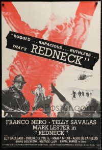 1p710 REDNECK English 1sh '73 Senza Ragione, Franco Nero, Telly Savalas, Mark Lester!