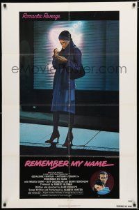 1p713 REMEMBER MY NAME 1sh R79 Alan Rudolph, Anthony Perkins, Geraldine Chaplin, Jeff Goldblum