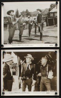 1x214 7th CAVALRY 17 8x10 stills '56 Randolph Scott avenges Custer & massacre at Little Big Horn!