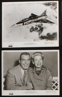 1x572 ABSENT-MINDED PROFESSOR 8 8x10.25 stills '61 Disney, Flubber, MacMurray in title role, jet!