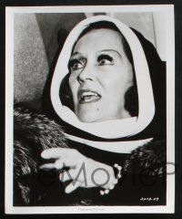 1x909 AIRPORT 1975 3 8x10 stills '74 close portraits of Gloria Swanson, Myrna Loy, Nancy Olson!