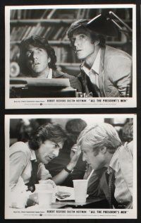 1x113 ALL THE PRESIDENT'S MEN 32 8x10 stills '76 Hoffman & Robert Redford as Woodward & Bernstein!