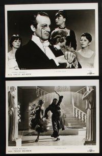 1x726 ALL THESE WOMEN 6 8x10 stills '64 Jarl Kulle, Harriet Andersson, Bibi Andersson, Swedish!