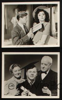 1x727 ANDY HARDY'S PRIVATE SECRETARY 6 8x10 stills '41 Ann Rutherford, Mickey Rooney, Grayson!