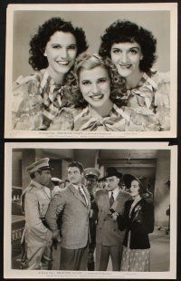 1x578 ARGENTINE NIGHTS 8 8x10 stills '40 The Ritz Brothers, The Andrews Sisters, sexy showgirls!