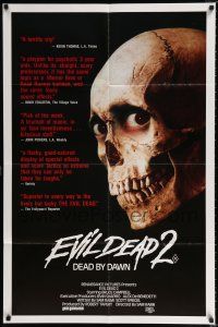 1y510 EVIL DEAD 2 Aust 1sh '87 Sam Raimi, Bruce Campbell is Ash, Dead By Dawn!