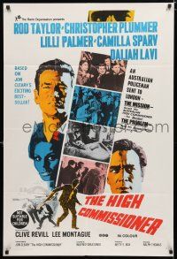 1y542 HIGH COMMISSIONER Aust 1sh '68 Rod Taylor, Christopher Plummer, Daliah Lavi